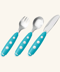 Nuk set maxi de cubiertos de metal