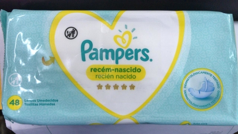 PAMPERS Toallitas RN sin tapa x 48 unidades