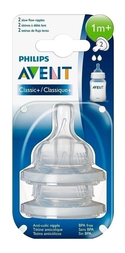 Avent tetinas classic N 2. 1m+. Por dos unidades. - comprar online