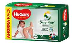 Huggies Flexi-Comfort talle XXG x 50 unidades. + de 14 kg. - comprar online