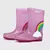Galocha Slim Glitter Rosa Claro Rainbow
