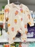 Pijama 100% algodão sem pezinho - Picolé / laranja - (cópia) - comprar online