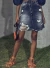 Saia Curta Jeans