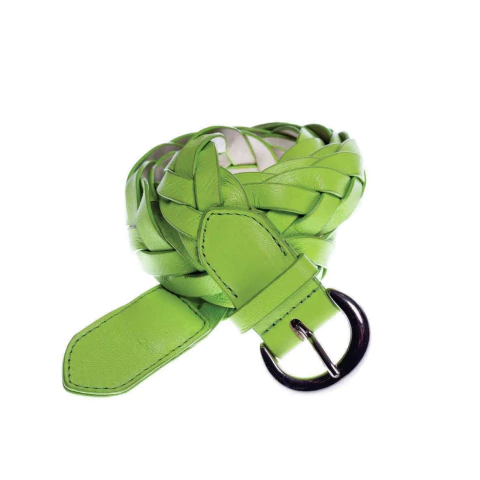 Cinto fem Colcci Couro Trança