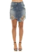 Saia Curta Assimétrica Jeans na internet