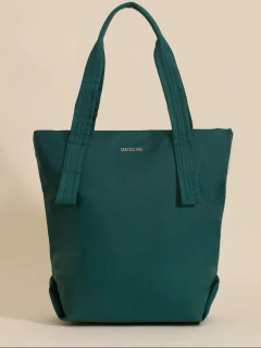 Cartera Shopper Alina Verde Porta Notebook - comprar online