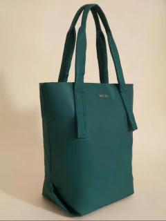 Cartera Shopper Alina Verde Porta Notebook - CHAVELA