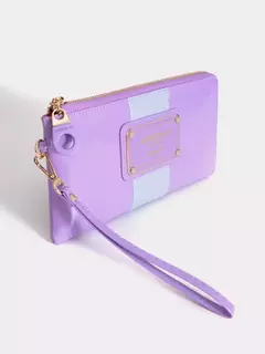 Billetera Clásica Tipo Sobre Lila - comprar online