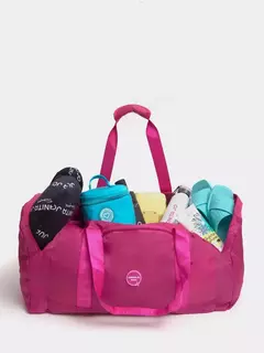 Bolso Grande Plegable Para Viaje Fucsia Minimax - CHAVELA