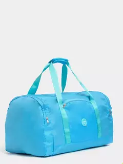 Bolso Grande Plegable Para Viaje Turquesa Minimax - CHAVELA
