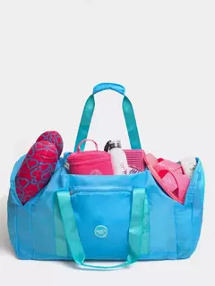 Bolso Grande Plegable Para Viaje Turquesa Minimax en internet