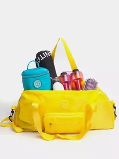 Bolso Mediano Plegable Para Viaje Amarillo Minimax - CHAVELA
