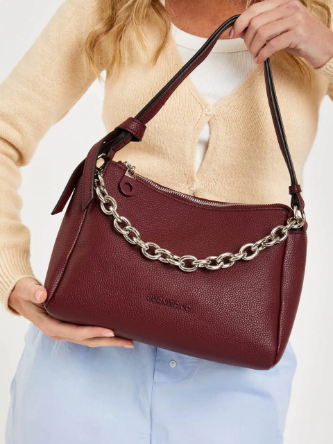 Cartera De Hombro Bordó Juliana - comprar online