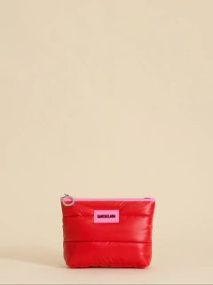 Neceser Puffer Rojo
