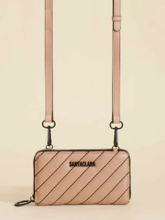 Billetera Lara Beige Con Correa - comprar online