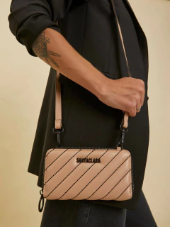 Billetera Lara Beige Con Correa en internet