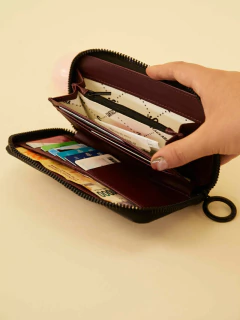 Billetera Lucía Berenjena - tienda online