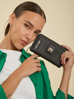 Billetera Lucía Negro - comprar online