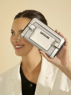 BILLETERA MIDI CASTILLO Plata en internet