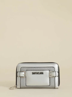 BILLETERA MIDI CASTILLO Plata