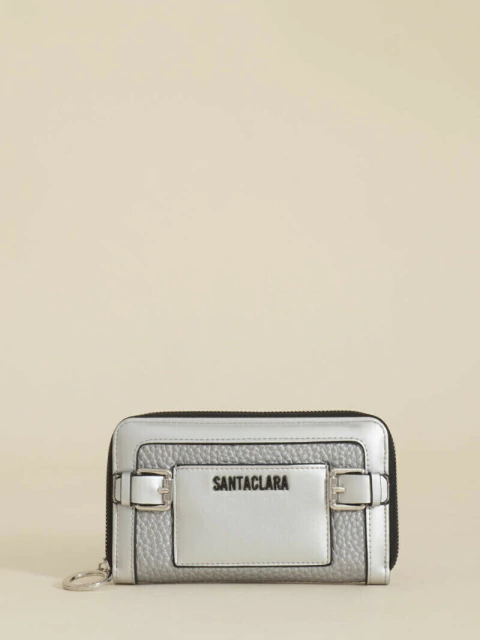 BILLETERA MIDI CASTILLO Plata