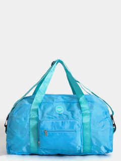 Bolso Mediano Plegable Para Viaje Turquesa Minimax - comprar online