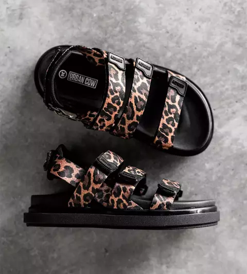 Sandalia Peiky animal print