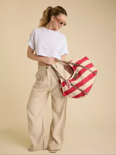 Cartera Shopper Raya Roja