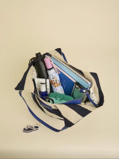 Imagen de Cartera Shopper Raya Azul