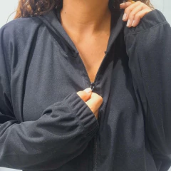 CAMPERA OVERSIZED NEGRA - comprar online