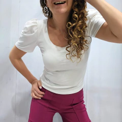 REMERA MANGA PRINCESA BLANCA - comprar online