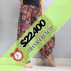 PANTALON ABIERTO FLORES - comprar online