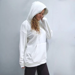 MAXI BUZO OFF WHITE PLUSH - Chula