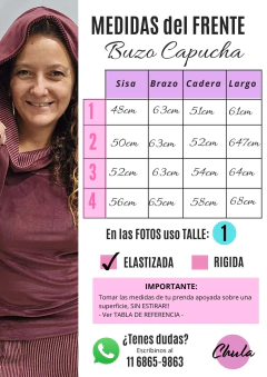 Imagen de BUZO CAPUCHA - NEGRO