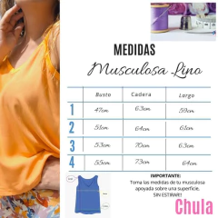 MUSCULOSA LINO LEMON - comprar online