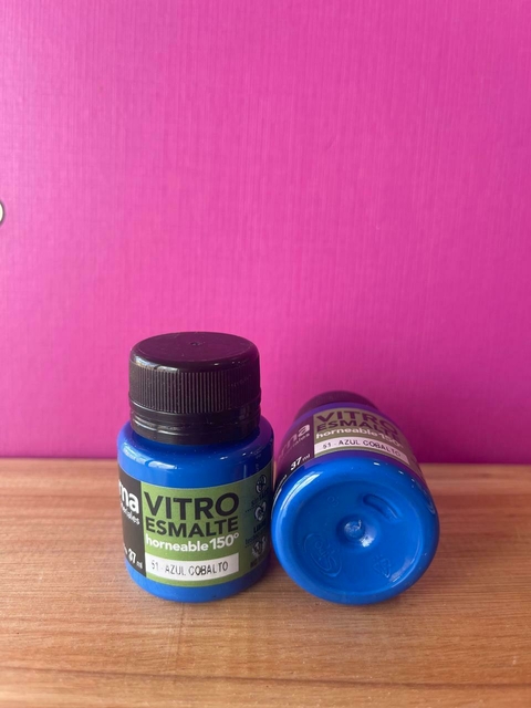 PINTURA VITROESMALTE HORNEABLE ETERNA 37 ML (51) AZUL COBALTO