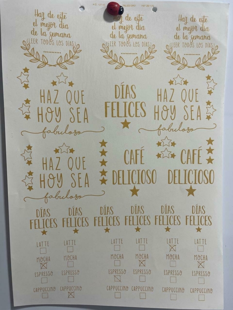CALCO VITRIFICABLE PORCELANA COLOR FRASES 25X35 (45)