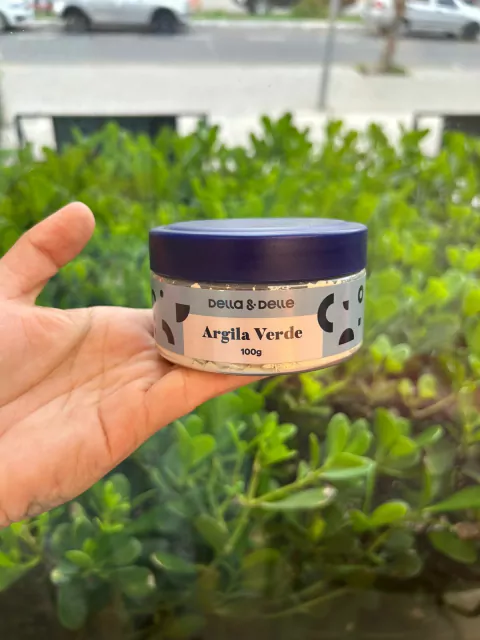 Argila Della & Delle 100g (vermelha, verde, preta e branca)
