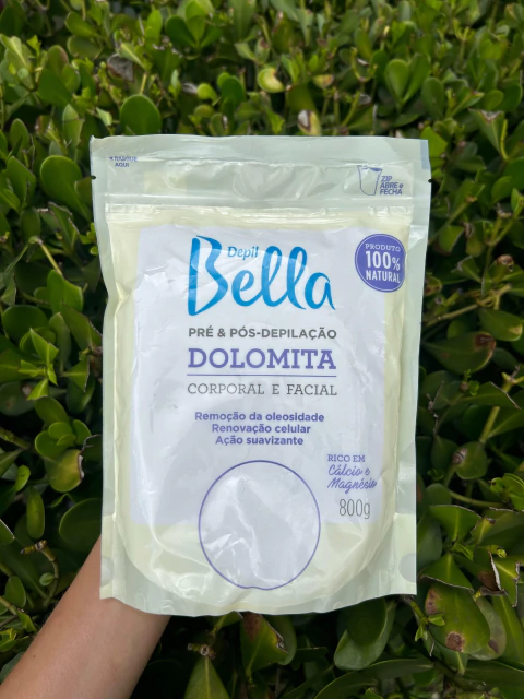 Dolomita Pré E Pós-Depilação Depil Bella 800g