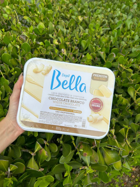 Cera Depilatória em Barra Cremosa Chocolate Branco