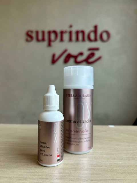 Creme Oxidante Ativador Stella Milano Coloração Gel para Sobrancelha
