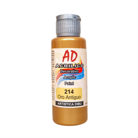ACRILICO AD 60ML 214 ORO ANTIGUO
