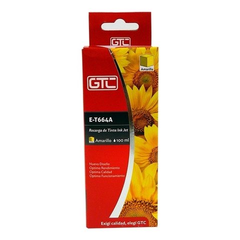 BOTELLA TINTA 664 100ML AMARILLO GTC
