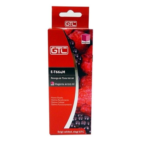 BOTELLA TINTA 664 100ML MAGENTA GTC