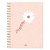 CUADERNO A4 180HJ RAY NORPAC TD 2158R FEMME - TINTA AMARILLA