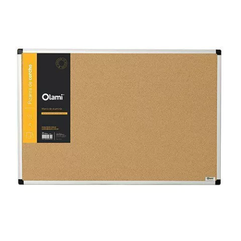 PIZARRA CORCHO 45X60 OLAMI BORDE ALUMINIO - comprar online