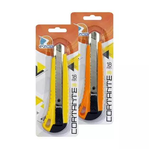 CUCHILLA CUTTER 18MM EZCO PLASTICA CG ME - comprar online
