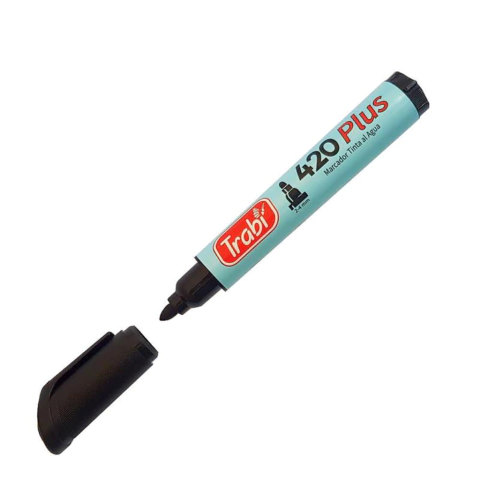 MARCADOR AGU RED NEGRO CARTI 420