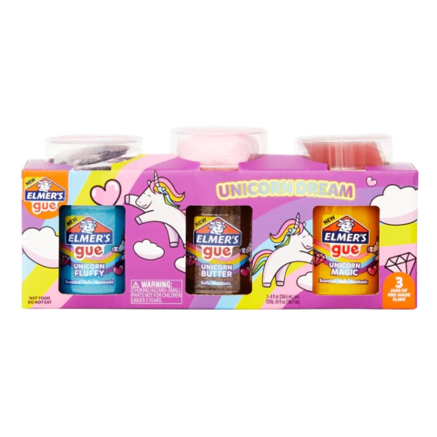 SLIME ELMERS KIT 3 PIEZAS UNICORNIO