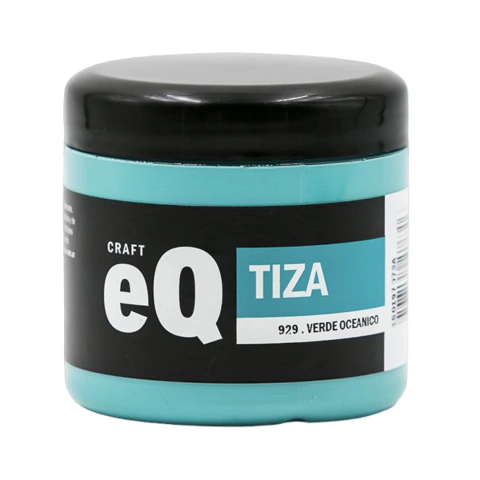 PINTURA A LA TIZA 200CC 929 VERDE OCEANICO EQ